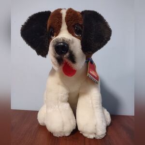 Beethoven's 2nd Hasbro 1993 Saint Bernard 13" Plush Stuffed Toy Dog with Tags